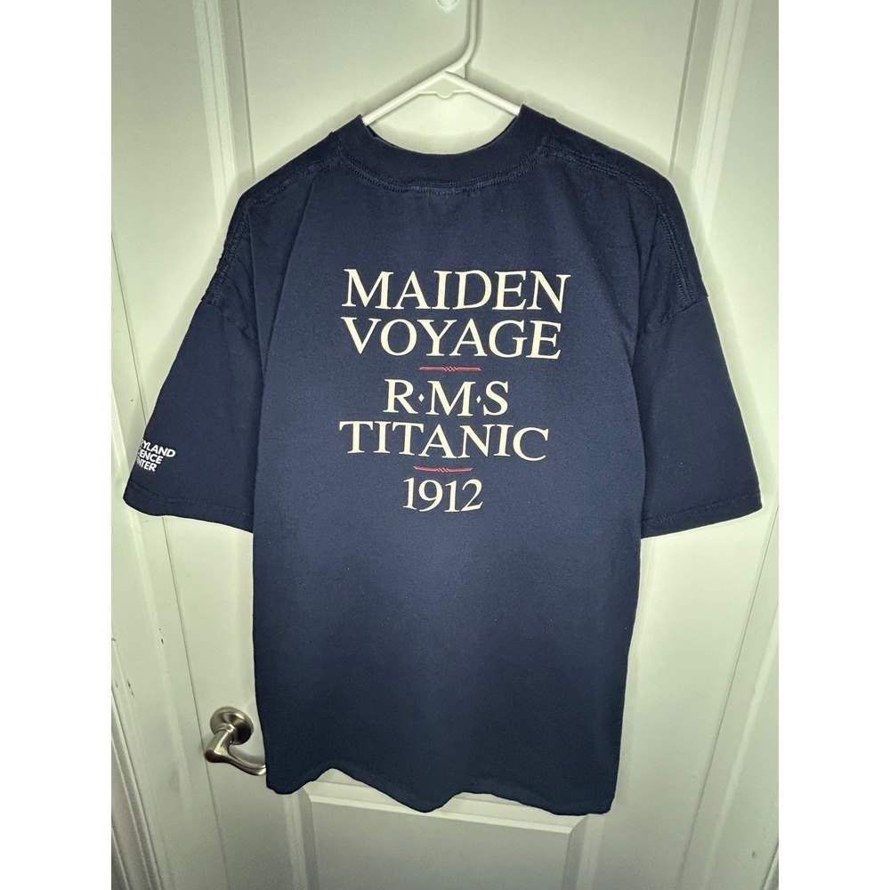 Vintage 1996 Titanic "First Class White Star Line" Double Sided T-Shirt‎ - Picture 4 of 7